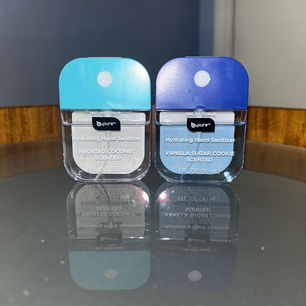 Blue Hydrating Hand Sanitizer Set